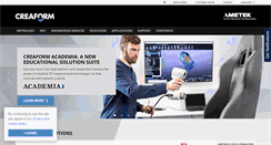 Desktop Screenshot of creaform3d.com